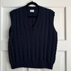 Aritzia Sunday Best Winston Sweater Vest in Total Eclipse